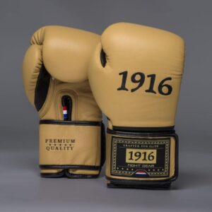 1916 Fight Gear Bokshandschoenen Premium Elite Beige/Black