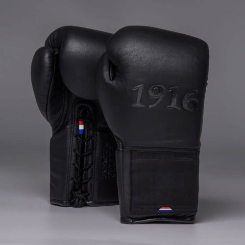 1916 Fight Gear Bokshandschoenen Premium Elite Black/Black Laces