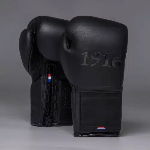 1916 Fight Gear Bokshandschoenen Premium Elite Black/Black Laces