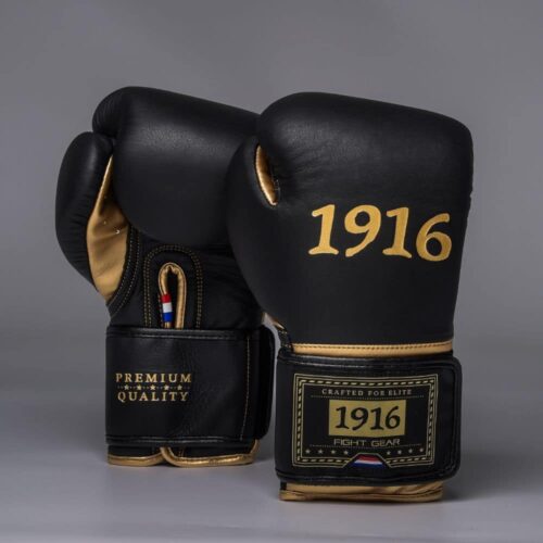 1916 Fight Gear Bokshandschoenen Premium Elite Black/Gold