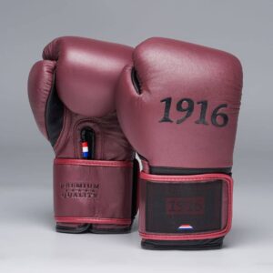 1916 Fight Gear Bokshandschoenen Premium Elite Maroon/Black