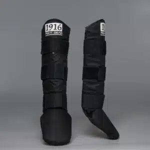 1916 Old School Velcro Scheenbeschermer Zwart