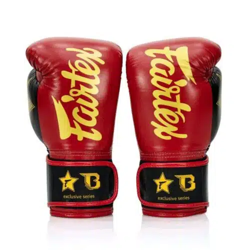 fairtex bokshandschoenen red/black