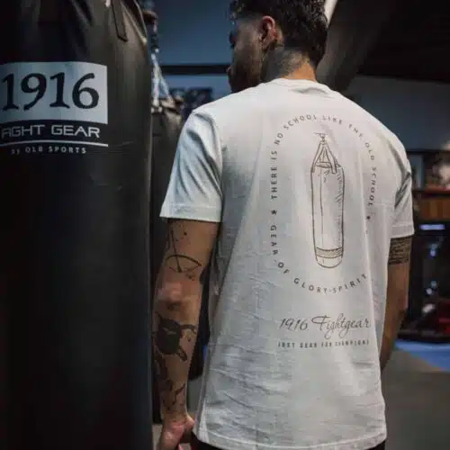 1916 fight gear t-shirt boxing bag off white