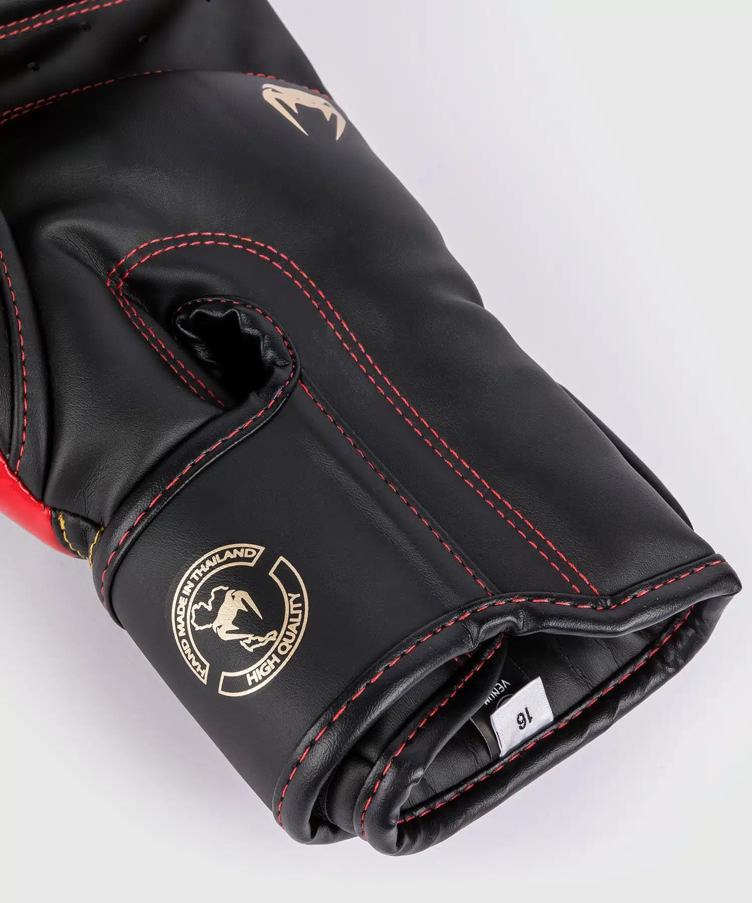 Venum Bokshandschoenen Elite Black/Gold/Red - Afbeelding 4