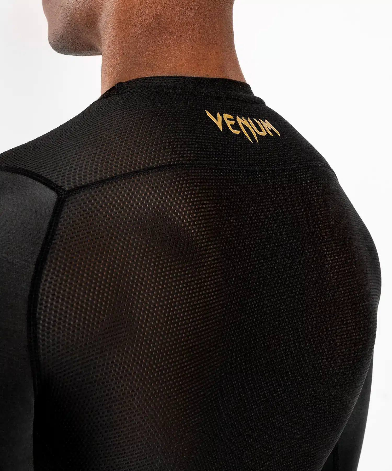 Venum rashguard G-Fit Zwart/Goud