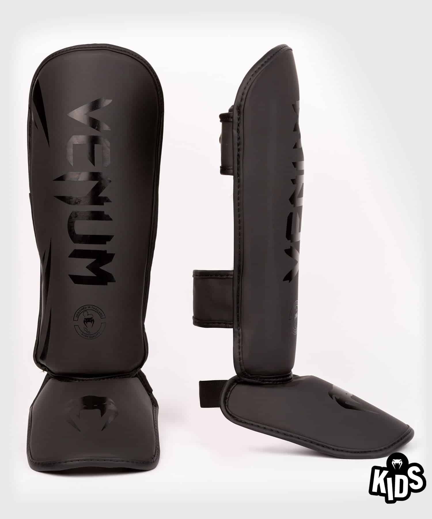 Venum challenger scheenbeschermers kids matte/black