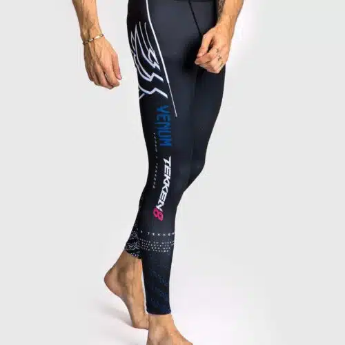 Venum X Tekken 8 Spats Jin Kazama Black/Blue