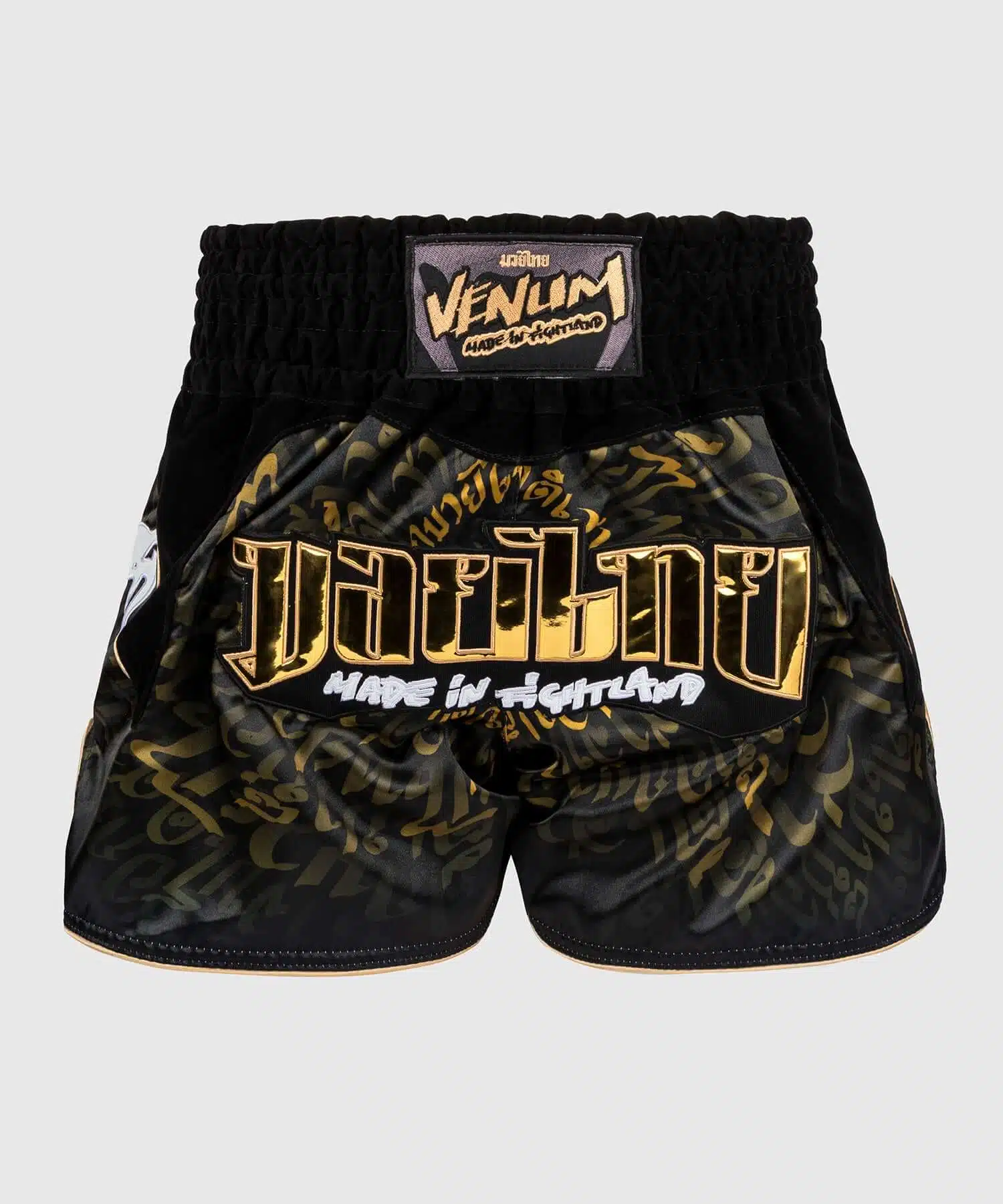 Venum muay thai short attack black/gold