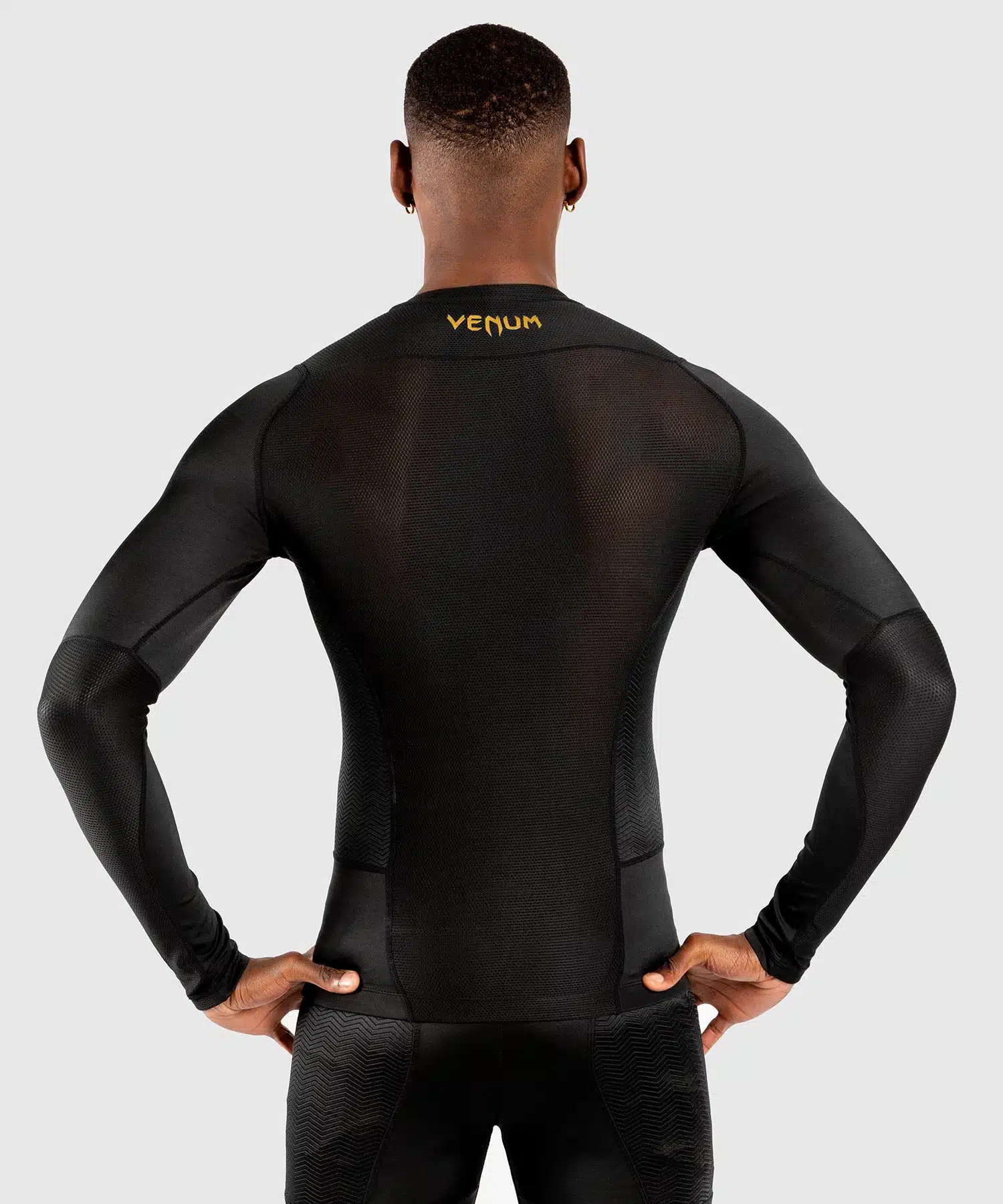 Venum rashguard G-Fit Zwart/Goud