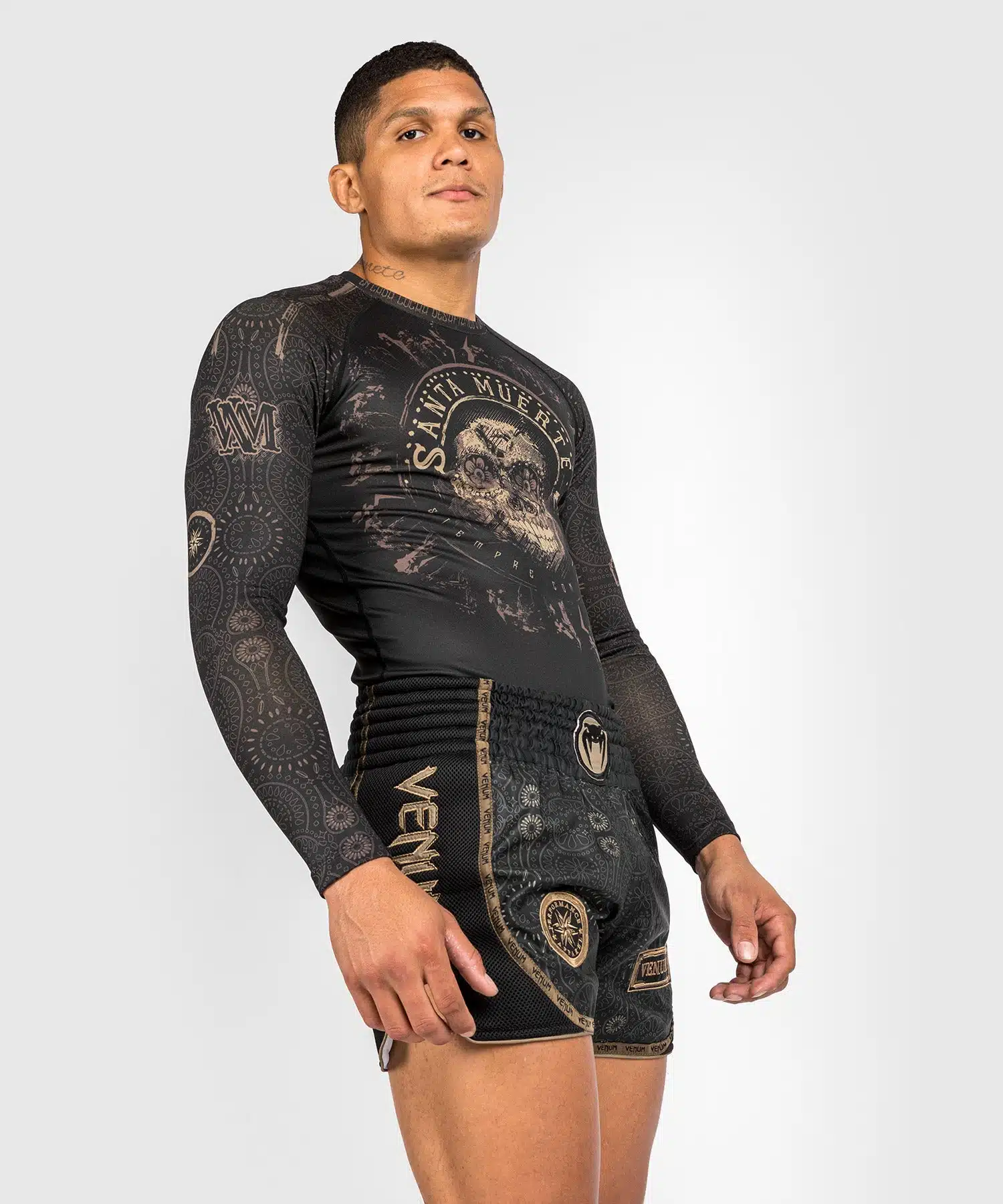 Venum long sleeve rashguard santa muerte