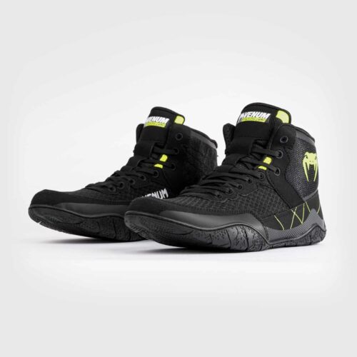 Venum Worstelschoenen Training Camp 4.0 Black/Neon Green