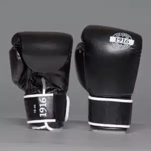 1916 Bokshandschoen Premium PU Zwart/Wit