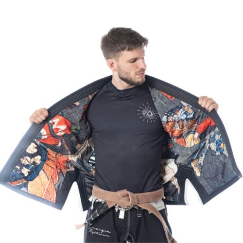 Energia fightwear bjj gi de luxe black