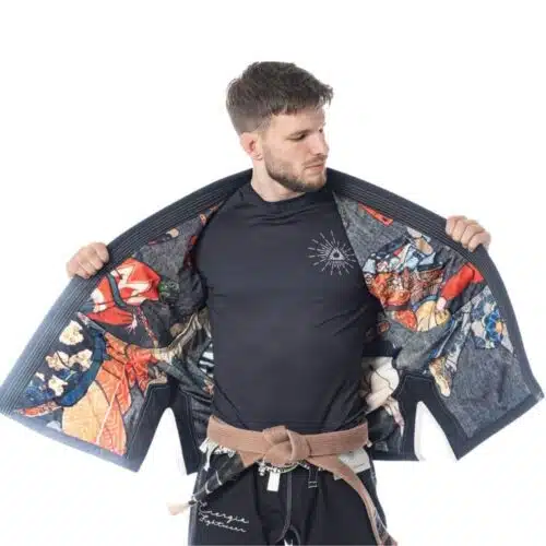 Energia fightwear bjj gi de luxe black