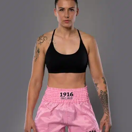 1916 Fight Gear Kickboksbroek Legend Pink/Black