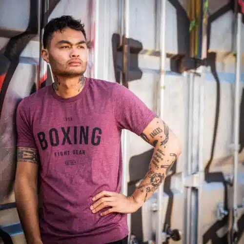 1916 Fight Gear Boxing Shirt maroon