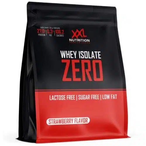 XXL whey isolate zero aardbei