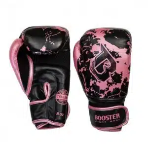 Booster bokshandschoen marble roze