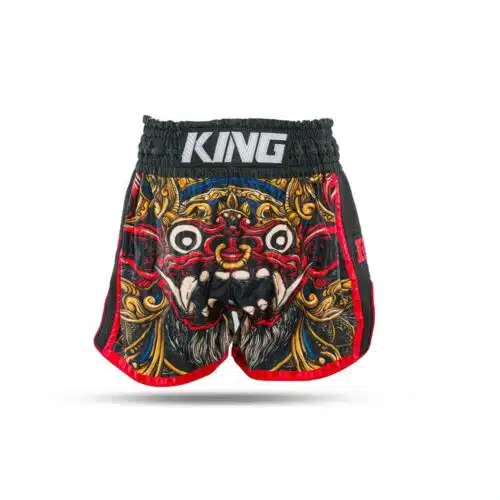 King pro boxing kickboksbroekje Baron zwart/rood
