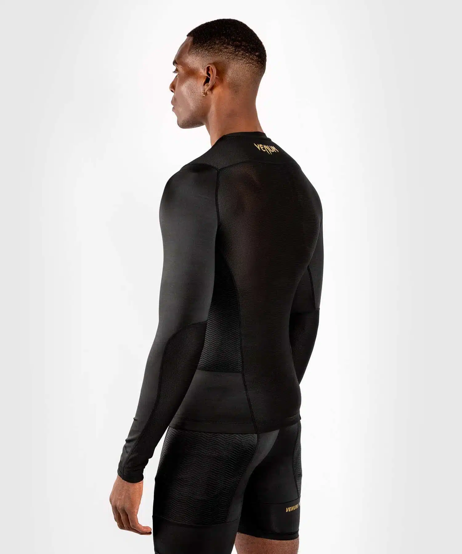 Venum rashguard G-Fit Zwart/Goud