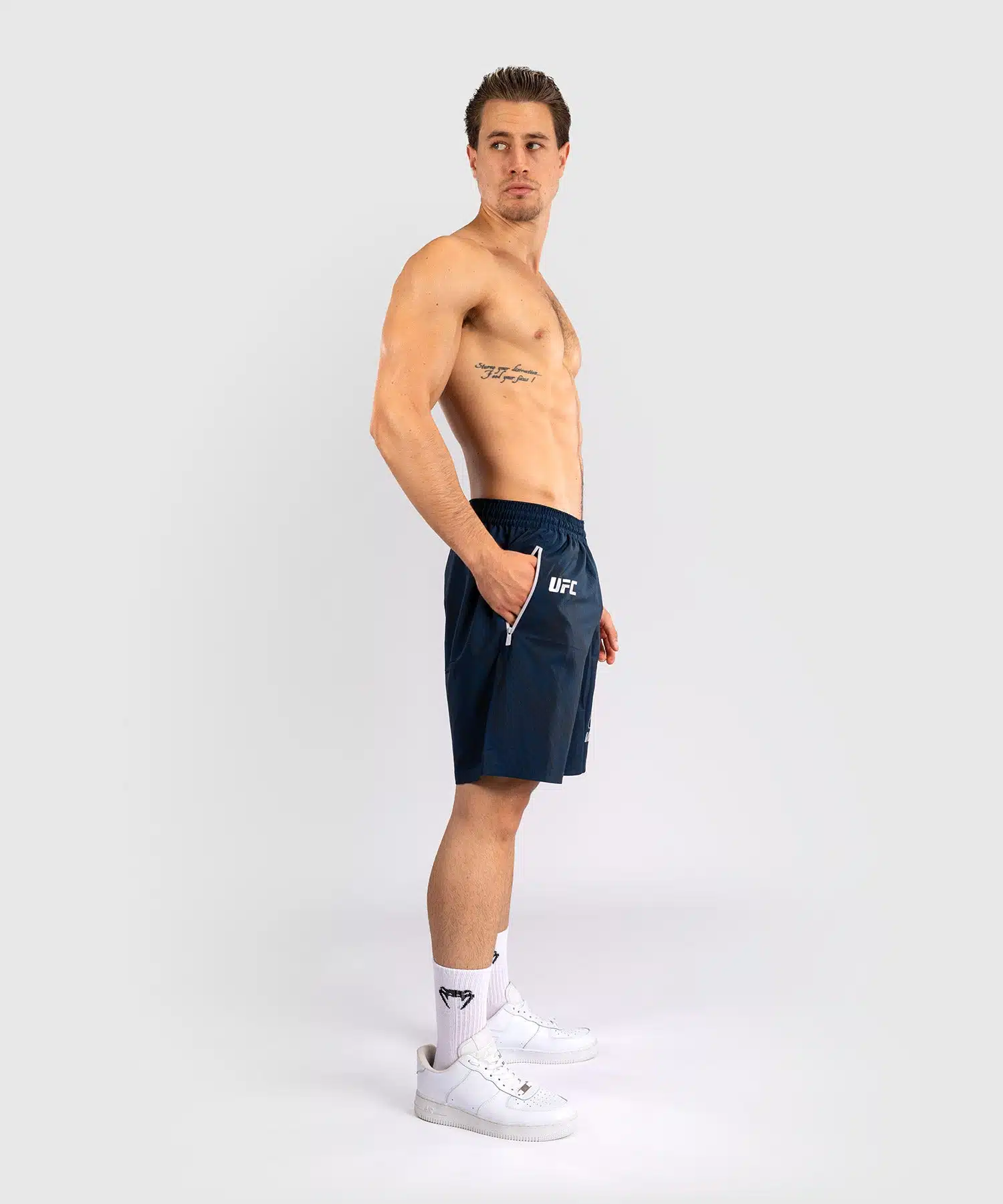 UFC Fusion by Venum Fight Week Performance Shorts voor Heren - Oceaanblauw