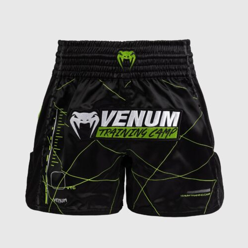 Venum Training Camp 4.0 Muay Thai broek - Zwart/Neon groen