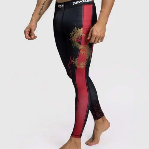 Venum X Tekken 8 Spats Marshall Law Black/Red