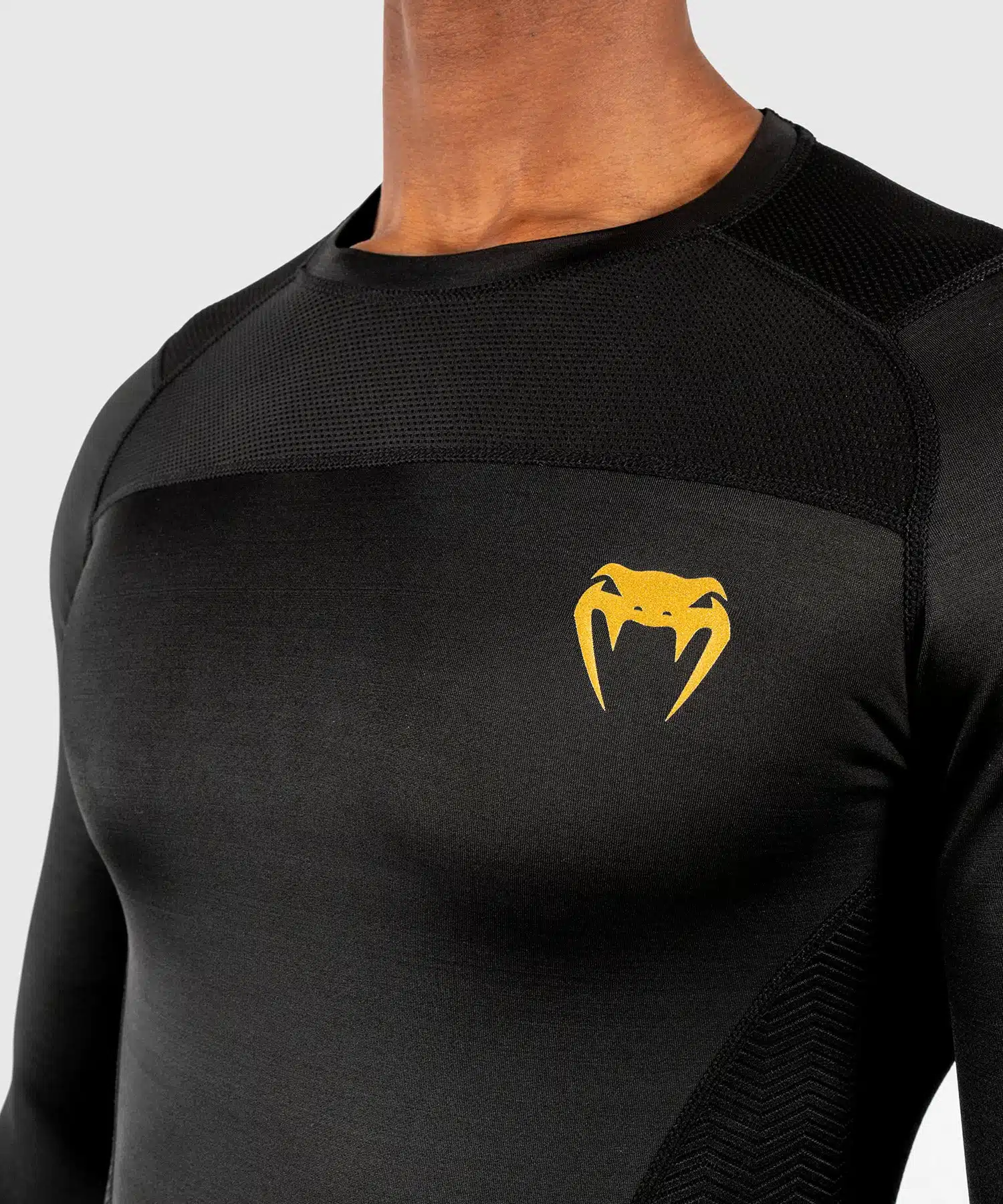 Venum rashguard G-Fit Zwart/Goud