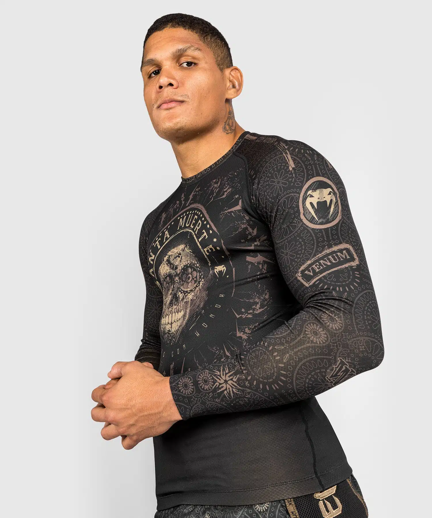 Venum long sleeve rashguard santa muerte