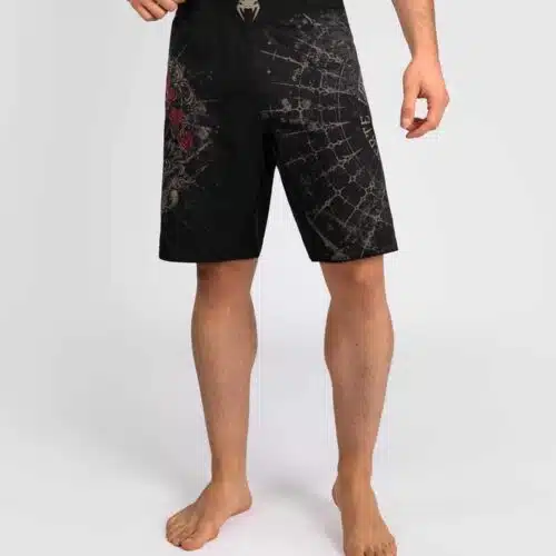 Venum Fight Short Santa Muerte 5.0 Deep Black/Gold