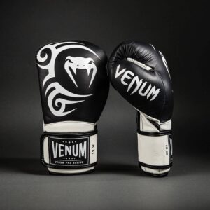 Venum Bokshandschoenen Mike Tyson Leather Black/White
