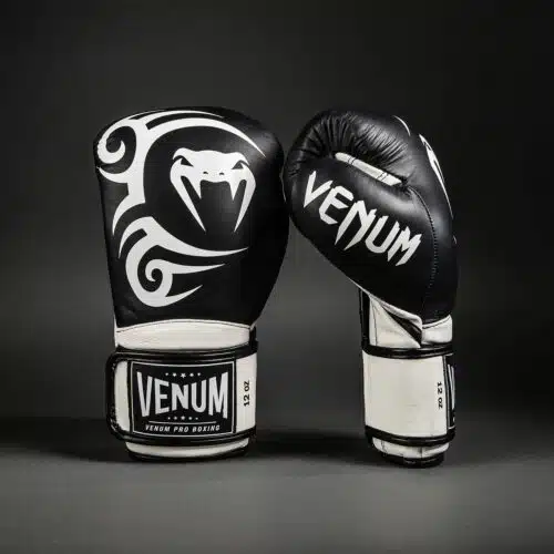 Venum Bokshandschoenen Mike Tyson Leather Black/White