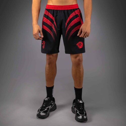 Venum X Mike Tyson Tiger Trainingshort Deep Black/Intense Red