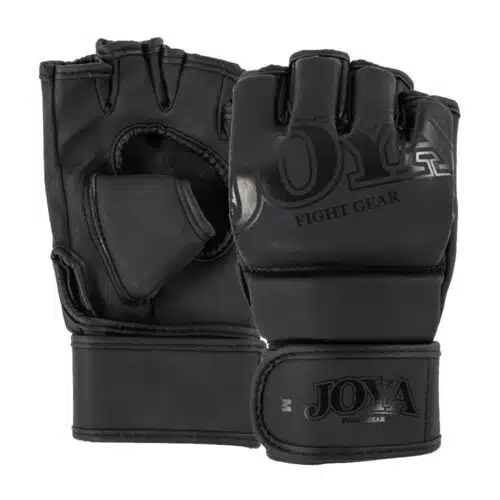 Joya mma handschoen metallic zwart