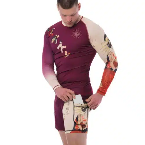 Energia Fightwear Hybrid Short Akai