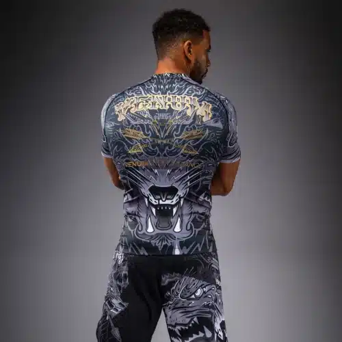 Venum Wolf Atak Rashguard Short Sleeve Black/Grey