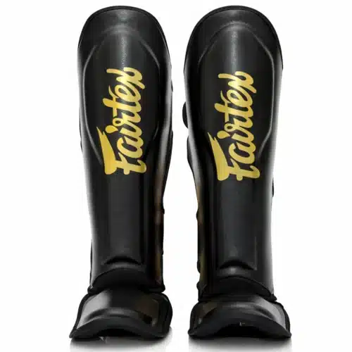 Fairtex Scheenbeschermer FXB SG Black/Gold