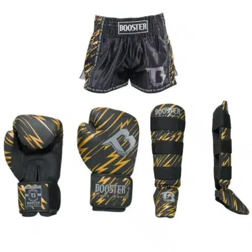 Booster Kickboks Set Combat Serie Kids Goud