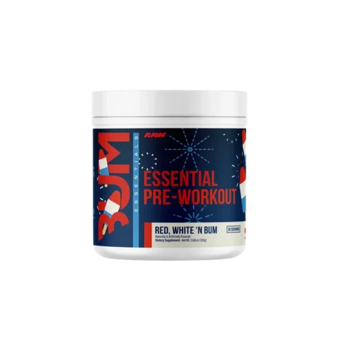 RAW Nutrition CBUM Essential Pre-Workout Red White 'N Bum