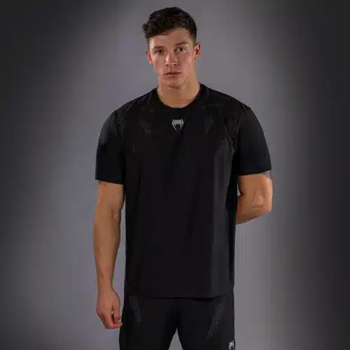 Venum Lazer Dry Tech T-Shirt Black/Grey