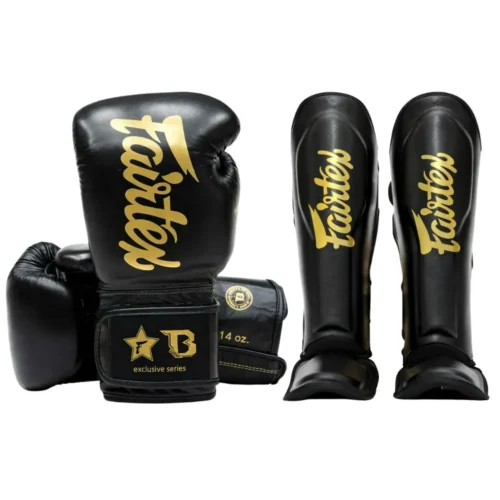 Fairtex Kickboks Set FXB SG Black/Gold