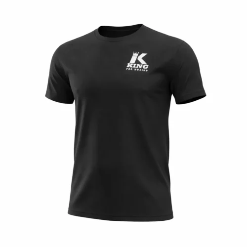 King Pro Boxing Shirt Logo Black
